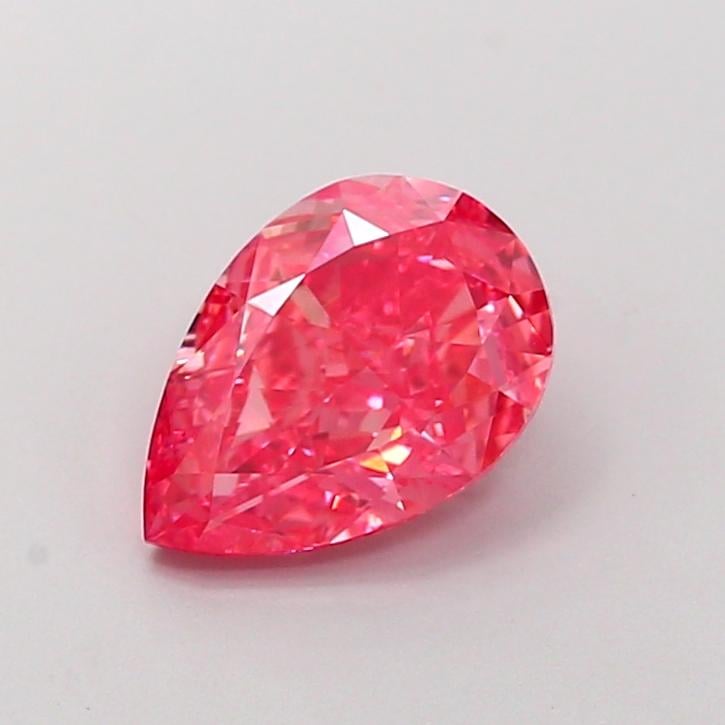 1.53 Ct. Fancy Vivid Pink Pear Lab Grown Diamond