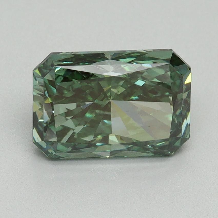 2.00 Ct. Fancy Vivid Green Radiant Lab Grown Diamond