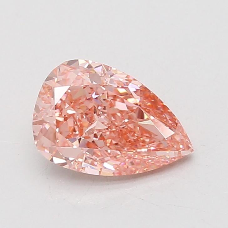 1.57 Ct. Fancy Vivid Pink Pear Lab Grown Diamond