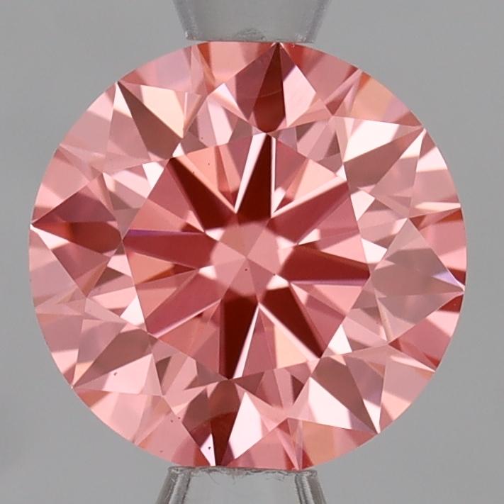 1.02 Ct. Fancy Vivid Pink Round Lab Grown Diamond