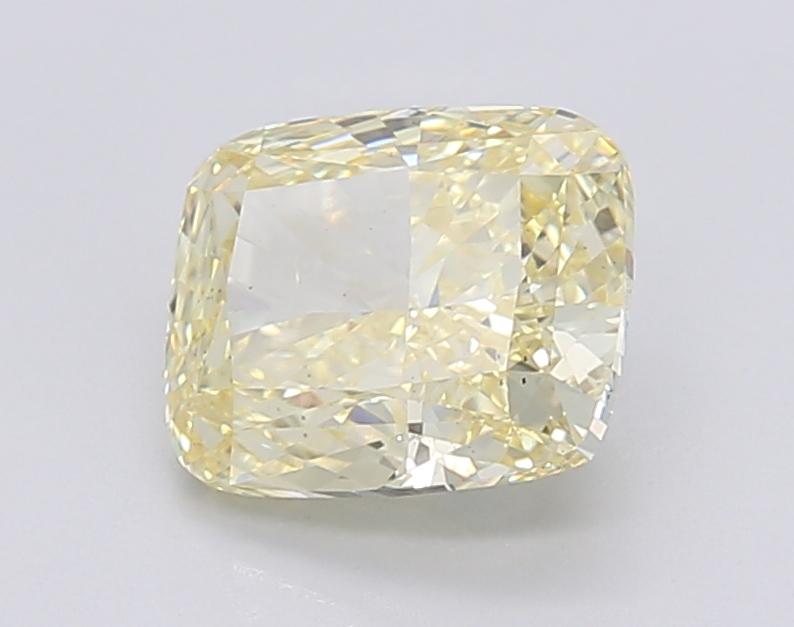 2.08 Ct. Fancy Intense Yellow Cushion Lab Grown Diamond