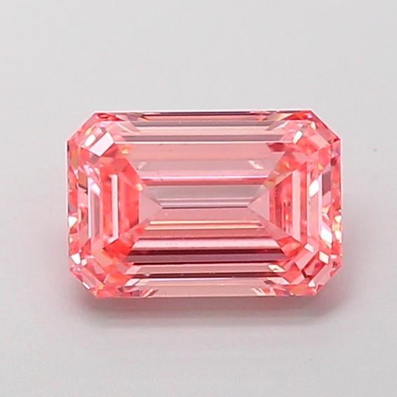 1.30 Ct. Fancy Vivid  Pink Emerald Lab Grown Diamond