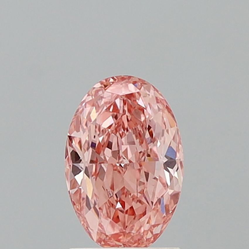 1.71 Ct. Fancy Vivid Pink Oval Lab Grown Diamond