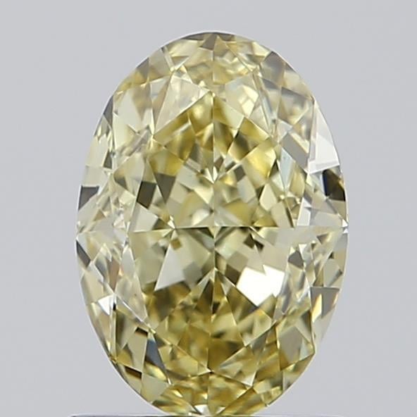 1.00 Ct. Fancy Yellow Oval Lab Grown Diamond