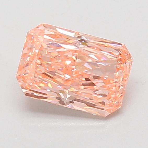 1.08 Ct. Fancy Vivid Pink Radiant Lab Grown Diamond