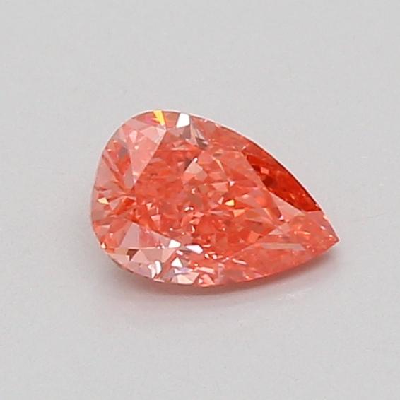 0.49 Ct. Fancy Vivid Pink Pear Lab Grown Diamond
