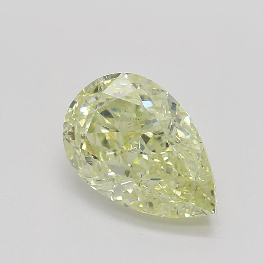 0.95 Ct. Fancy Light Yellow Pear Diamond