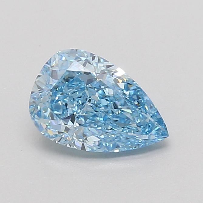 1.09 Ct. Fancy Vivid Blue Pear Lab Grown Diamond