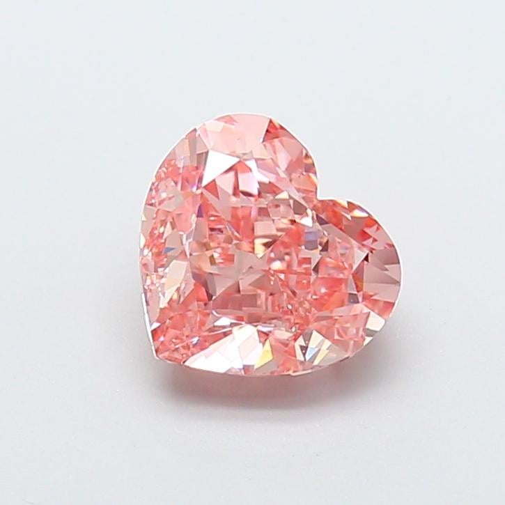 2.22 Ct. Fancy Intense  Pink Heart Lab Grown Diamond
