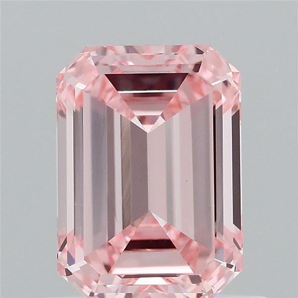 0.86 Ct. Fancy Intense  Pink Emerald Lab Grown Diamond