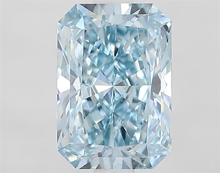 2.09 Ct. Fancy Vivid  Blue Radiant Lab Grown Diamond