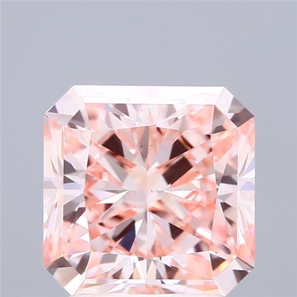 3.05 Ct. Fancy Intense Pink Radiant Lab Grown Diamond