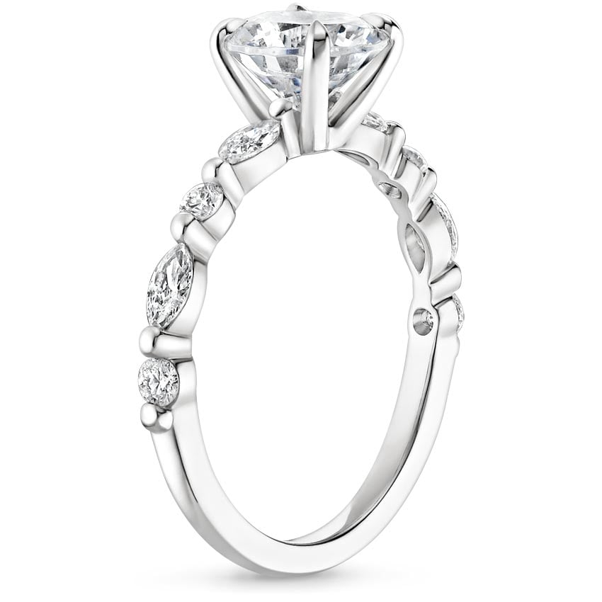 18K White Gold Versailles Diamond Ring (1/3 ct. tw.), large side view
