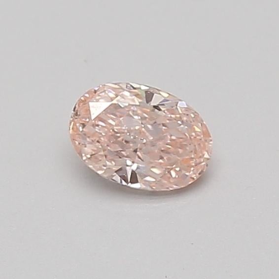 0.33 Ct. Fancy Intense Pink Oval Lab Grown Diamond