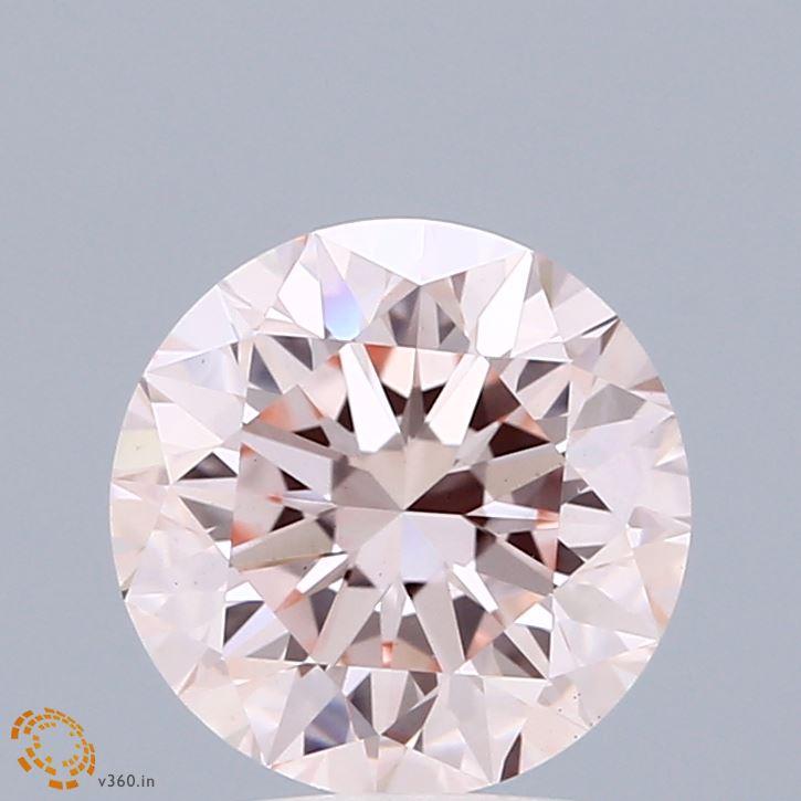 2.00 Ct. Fancy Intense Pink Round Lab Grown Diamond