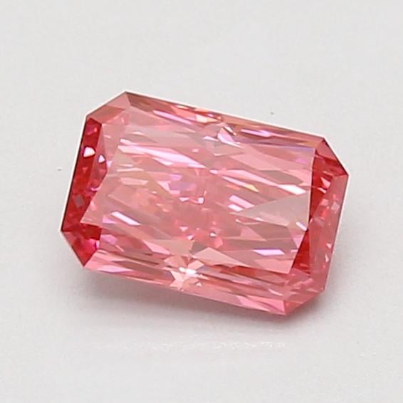 0.83 Ct. Fancy Vivid Pink Radiant Lab Grown Diamond