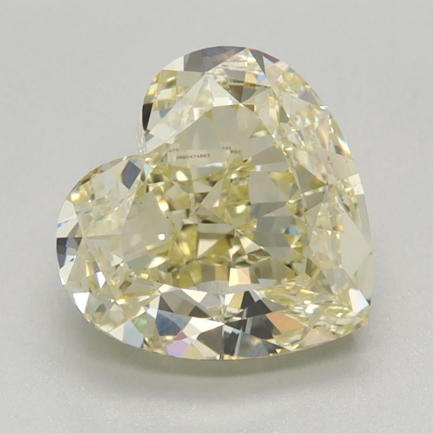 2.20 Ct. Fancy Yellow Heart Lab Grown Diamond
