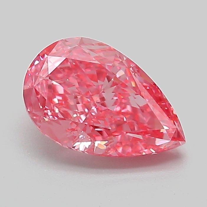 1.10 Ct. Fancy Vivid Pink Pear Lab Grown Diamond