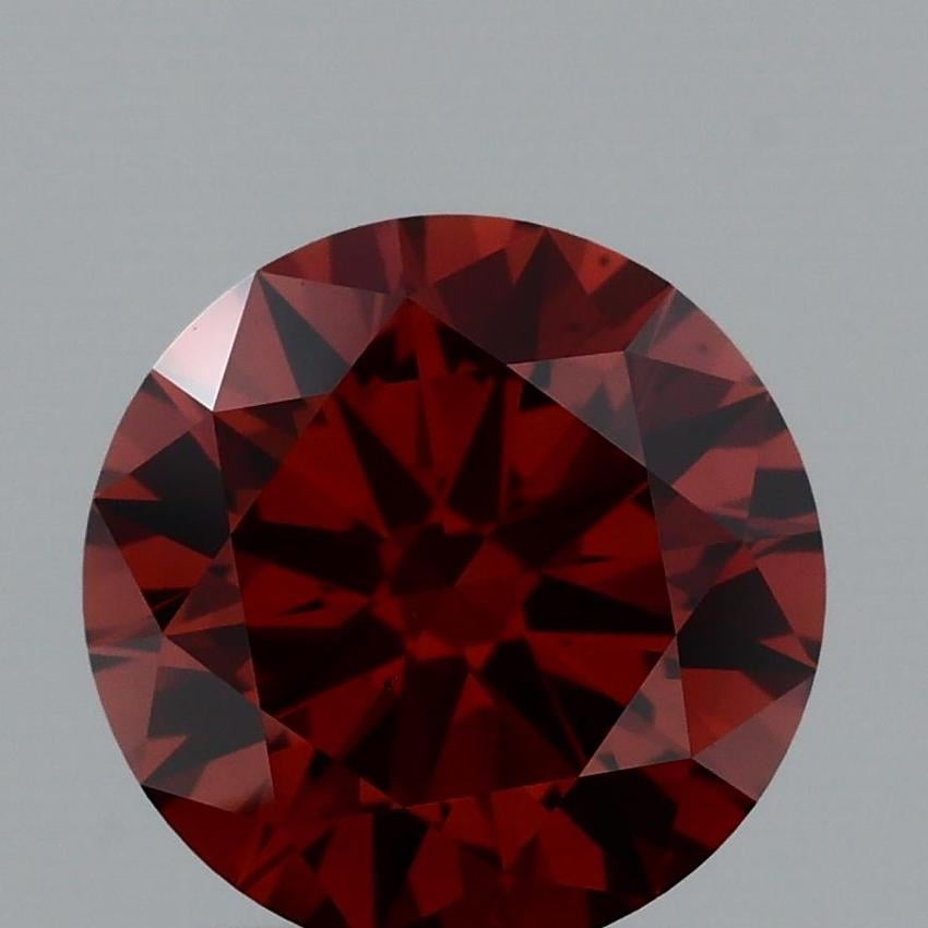 2.00 Ct. Fancy Deep Orange Round Lab Grown Diamond