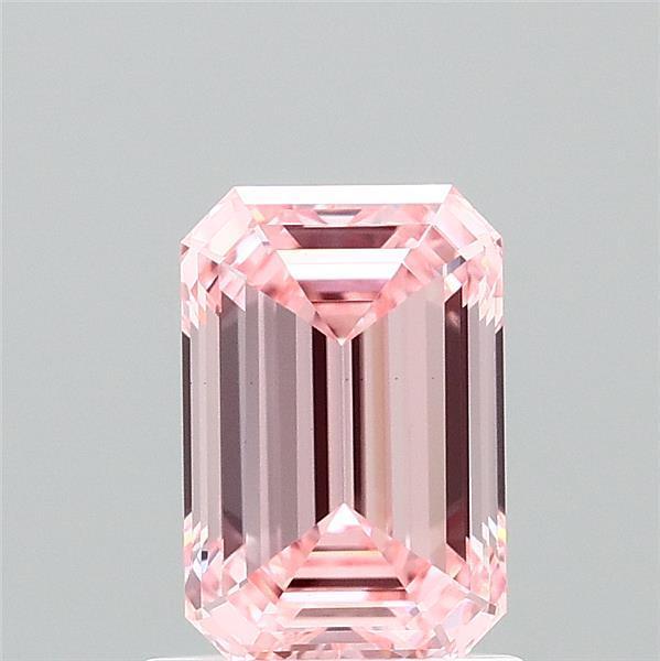 1.18 Ct. Fancy Vivid Pink Emerald Lab Grown Diamond