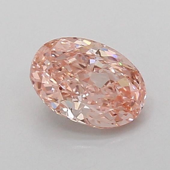 0.81 Ct. Fancy Vivid Pink Oval Lab Grown Diamond