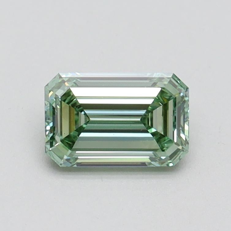 0.70 Ct. Fancy Intense Green Emerald Lab Grown Diamond