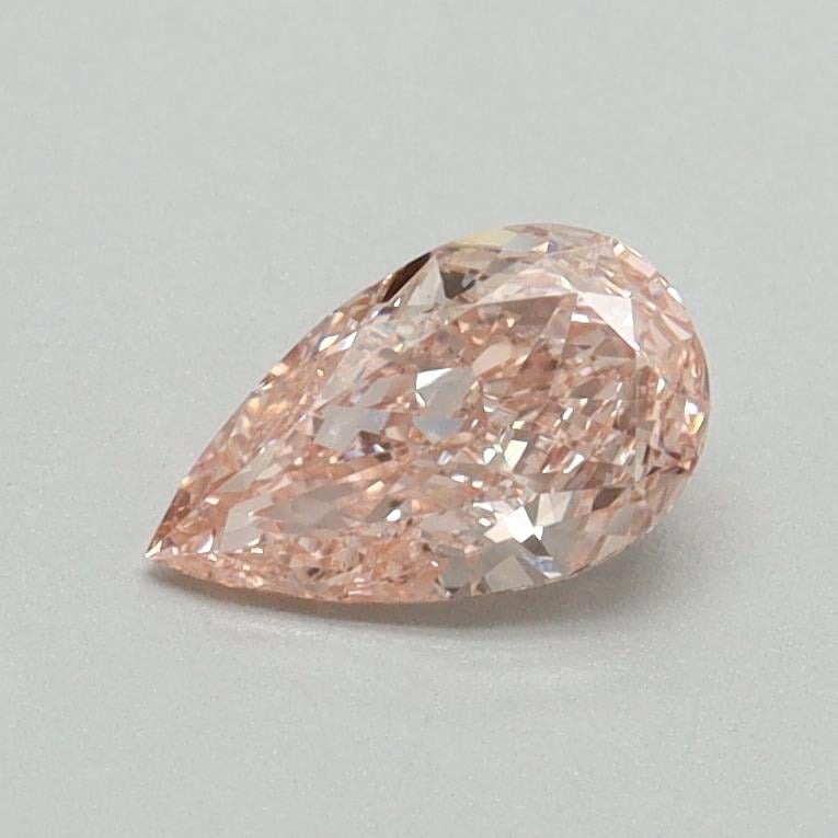 0.54 Ct. Fancy Intense Pink Pear Lab Grown Diamond