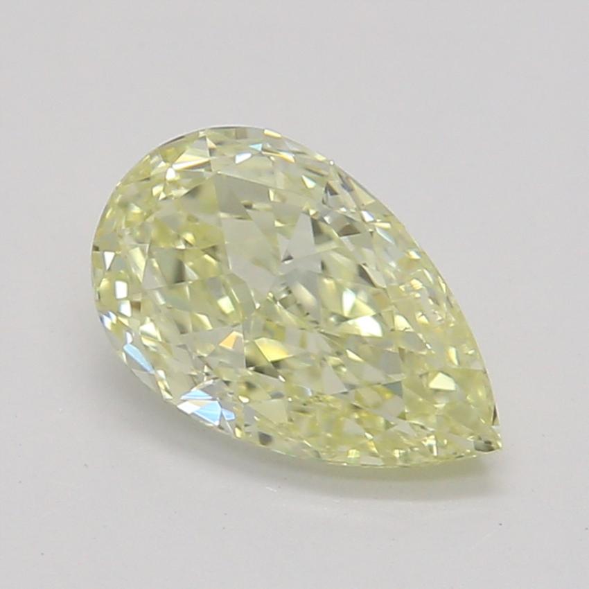 0.53 Ct. Fancy Light Yellow Pear Diamond