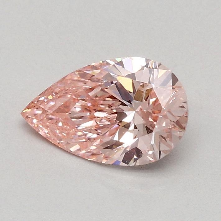 0.44 Ct. Fancy Intense Pink Pear Lab Grown Diamond