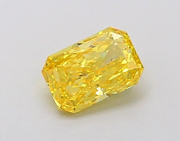 0.43 Ct. Fancy Vivid  Yellow Radiant Lab Grown Diamond
