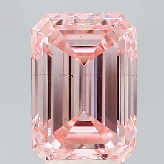 4.00 Ct. Fancy Pink Emerald Lab Grown Diamond