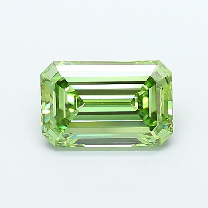 2.31 Ct. Fancy Vivid Green Emerald Lab Grown Diamond