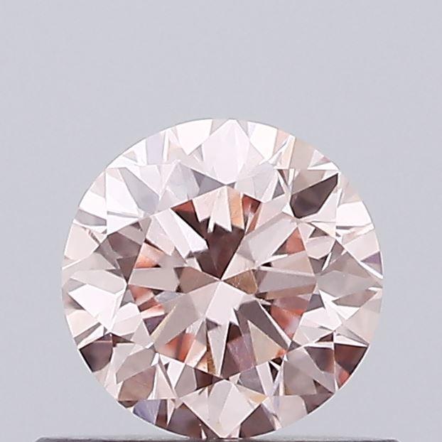 0.53 Ct. Fancy Intense Pink Round Lab Grown Diamond