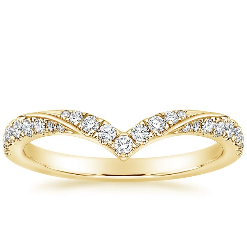 18K Yellow Gold Chiara Diamond Ring (1/4 ct. tw.), large top view