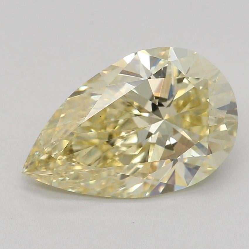 1.59 Ct. Fancy Yellow Pear Lab Grown Diamond