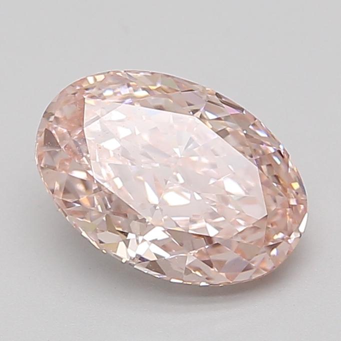 2.59 Ct. Fancy Intense Pink Oval Lab Grown Diamond