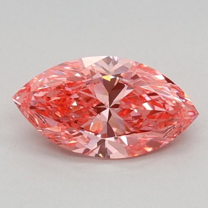 0.45 Ct. Fancy Vivid Pink Marquise Lab Grown Diamond