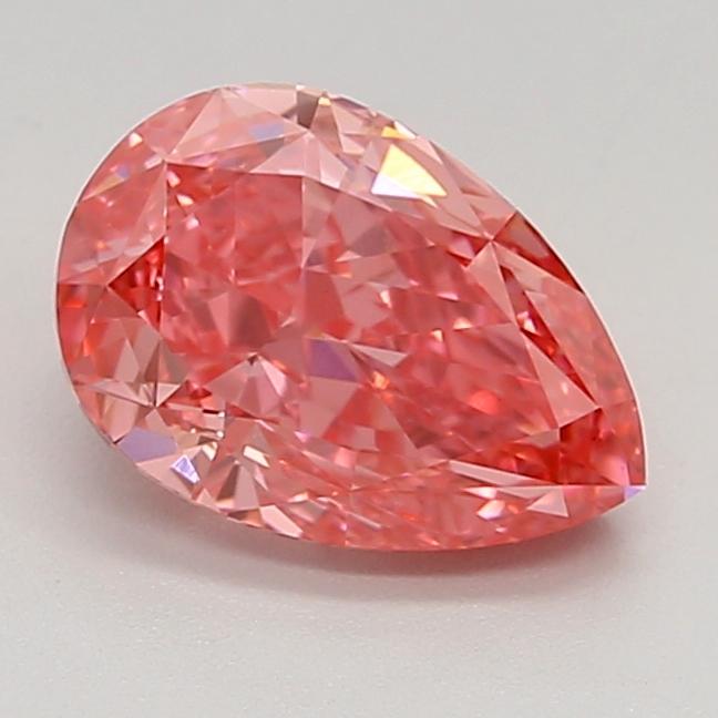 1.38 Ct. Fancy Vivid Pink Pear Lab Grown Diamond