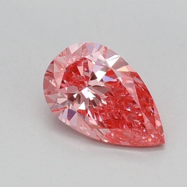 0.47 Ct. Fancy Vivid Pink Pear Lab Grown Diamond