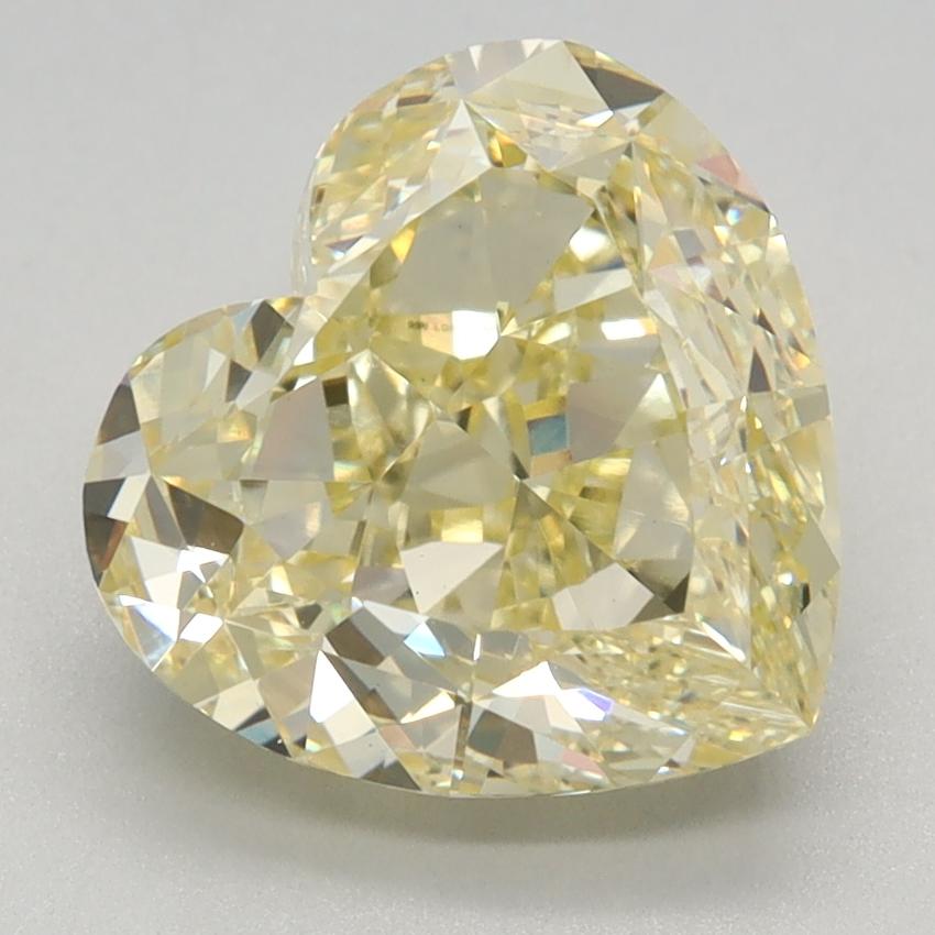 3.10 Ct. Fancy Yellow Heart Lab Grown Diamond