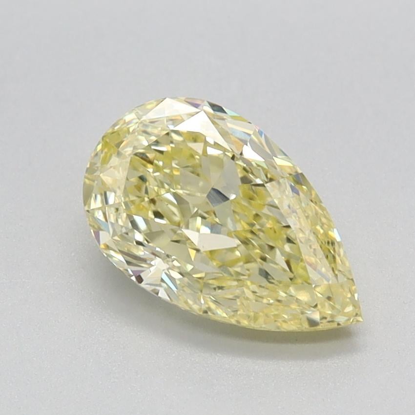 1.17 Ct. Fancy Intense Yellow Pear Lab Grown Diamond