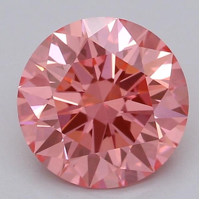 1.04 Ct. Fancy Vivid Pink Round Lab Grown Diamond