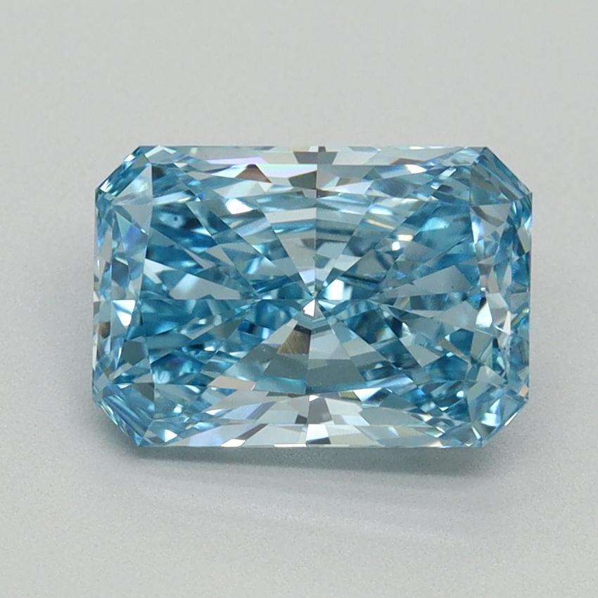 2.07 Ct. Fancy Vivid Blue Radiant Lab Grown Diamond