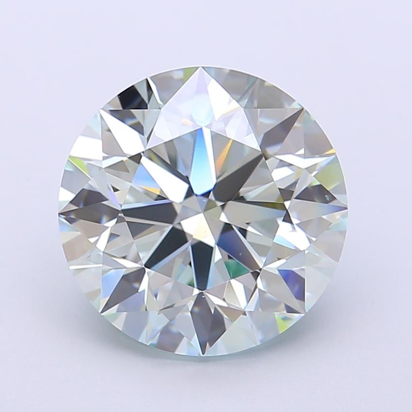 5.00 Ct. Fancy Light  Green Round Lab Grown Diamond