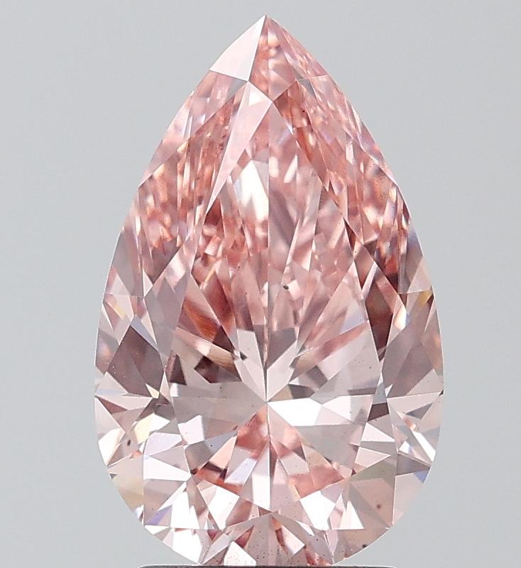 3.00 Ct. Fancy Vivid Pink Pear Lab Grown Diamond