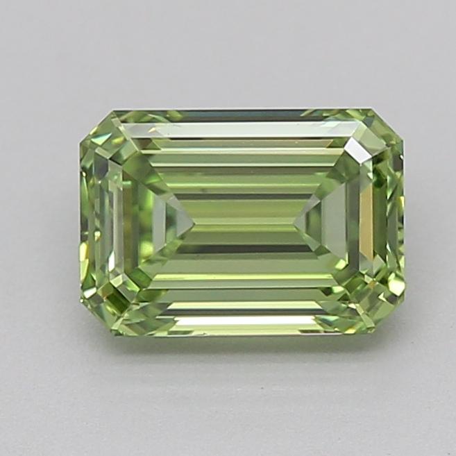 1.10 Ct. Fancy Vivid  Green Emerald Lab Grown Diamond