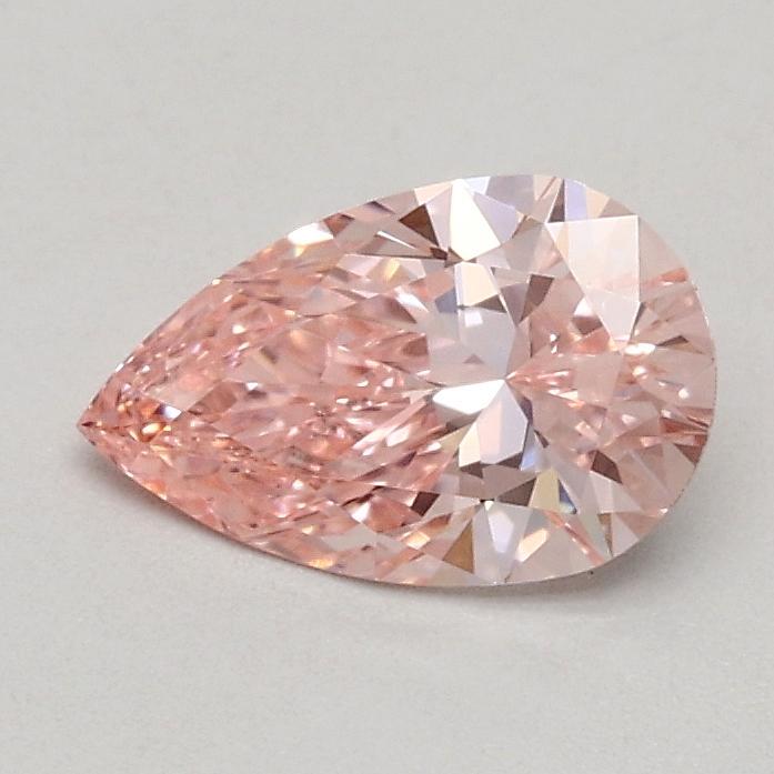 0.50 Ct. Fancy Vivid Pink Pear Lab Grown Diamond