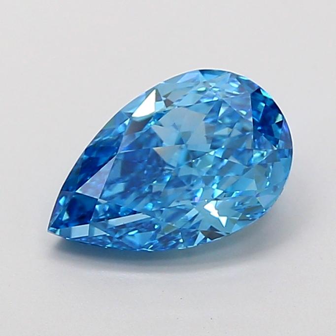 2.01 Ct. Fancy Blue Pear Lab Grown Diamond