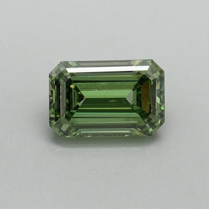 0.41 Ct. Fancy Vivid Green Emerald Lab Grown Diamond