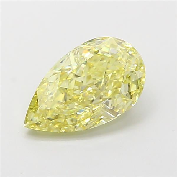 2.01 Ct. Fancy Intense  Yellow Pear Lab Grown Diamond
